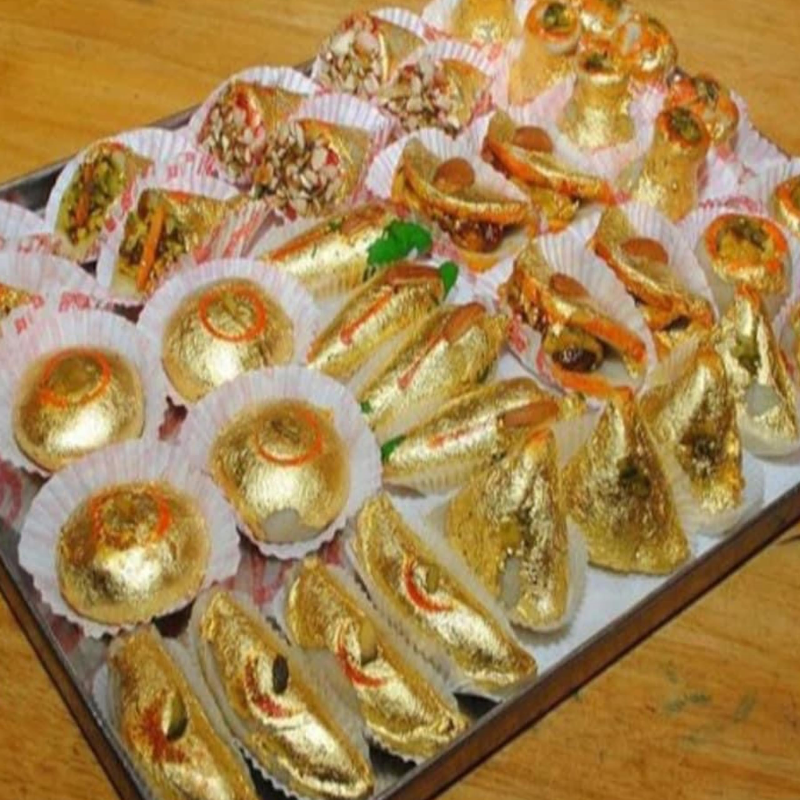 FGLC Gold Leaf 24k Edible Pure Gold Leaves 6×4 King Size 1 Gold Vark for Sweets,Cake Decoration,ice Cream,serums,ayurvedic madicine,Royals Foods, (24k Edible Gold Leaves Vark 1 pcs Sheet) — Amazon image 6