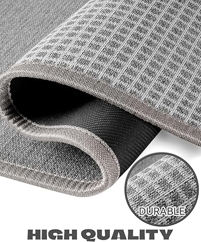 Miniatura 7 de Tapete de cocina, de goma antideslizante, lavable, absorbente para piso, lavable a máquina, para frente del fregadero, puerta, lavandería, entrada,