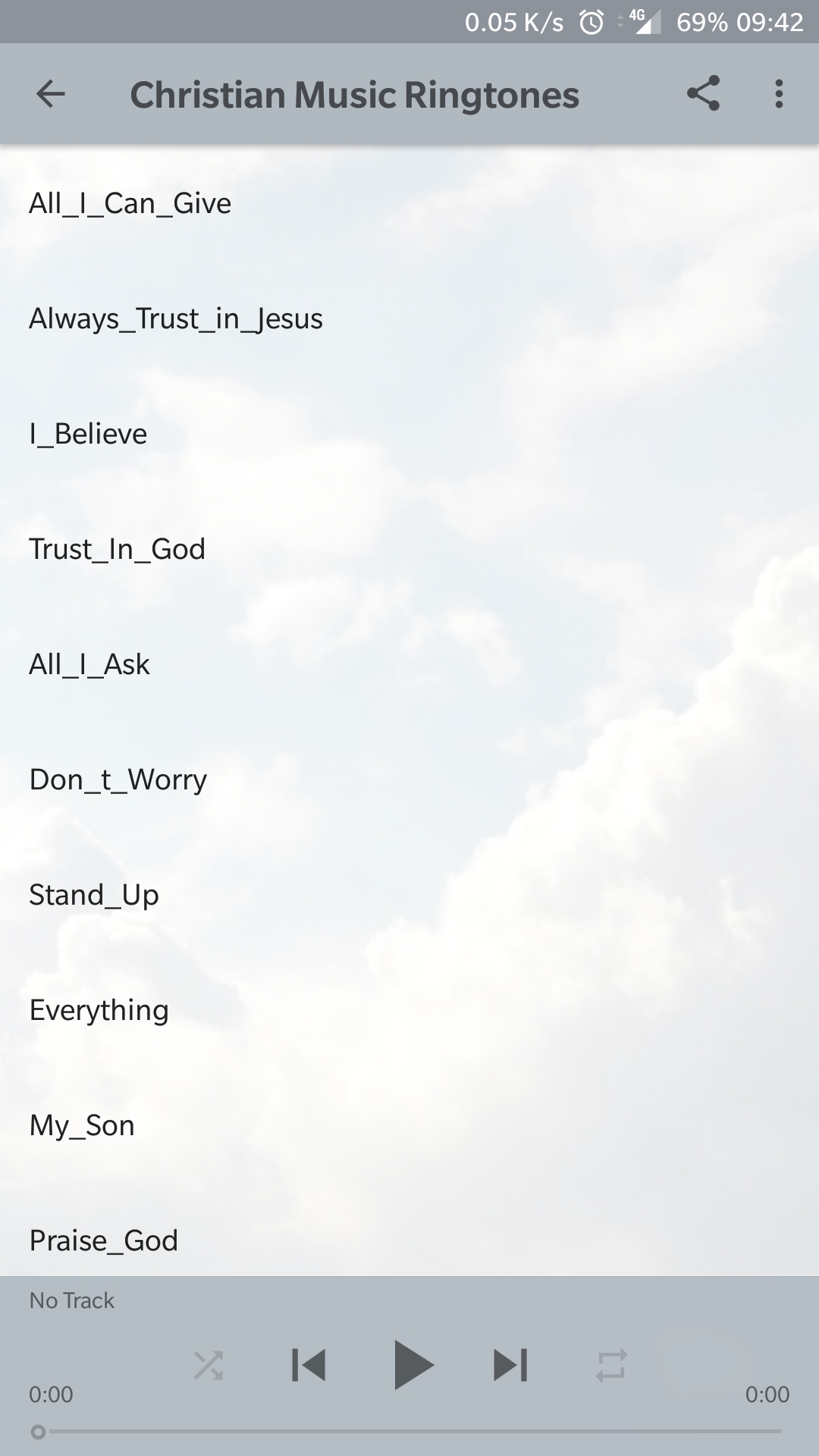 Christian Music Ringtones App on Amazon Appstore