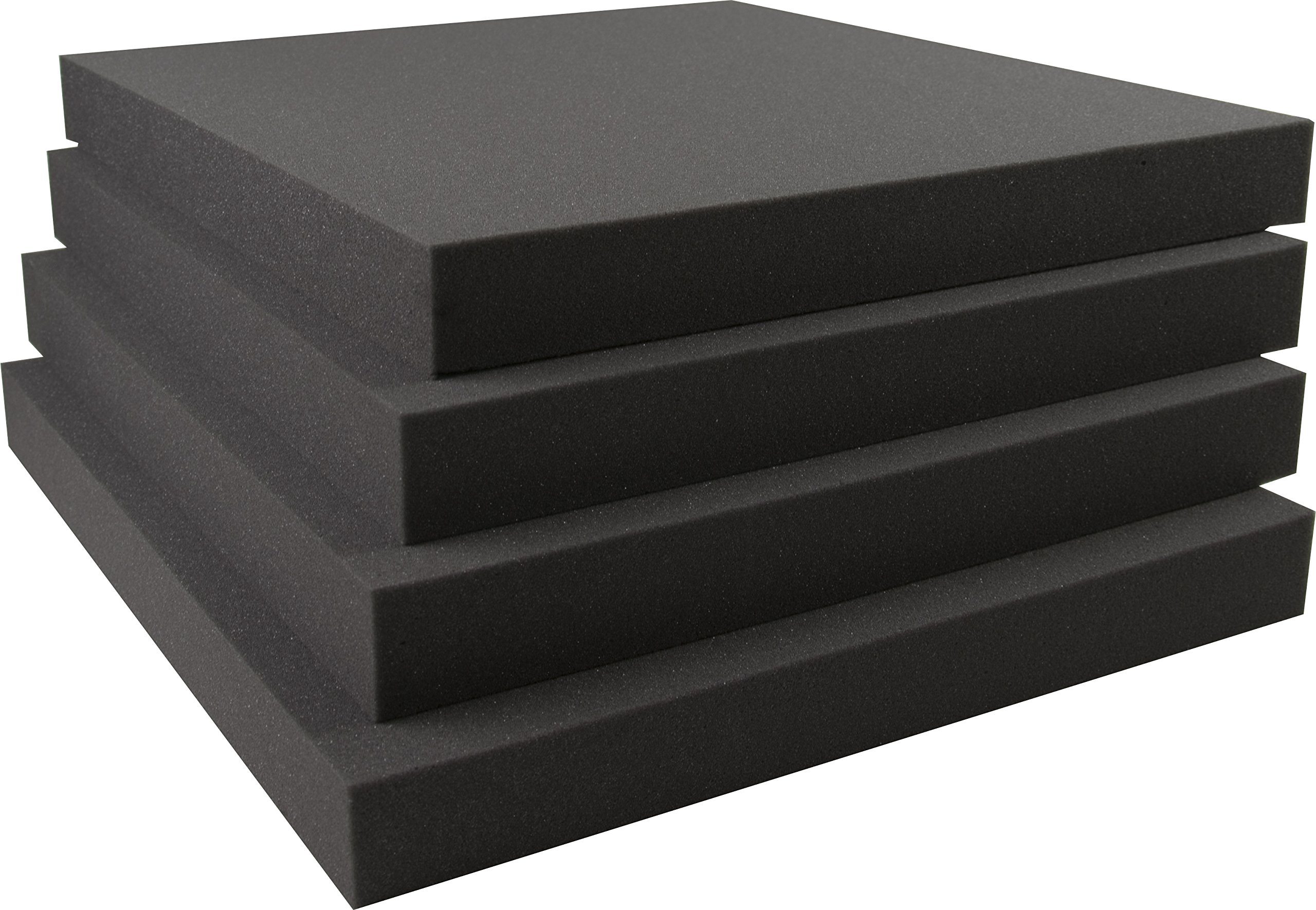 10m² Glatt-Akustikschaum anthrazit 30mm Platte (Plattengröße: ca. 2000mm x 1000mm) Value Pack