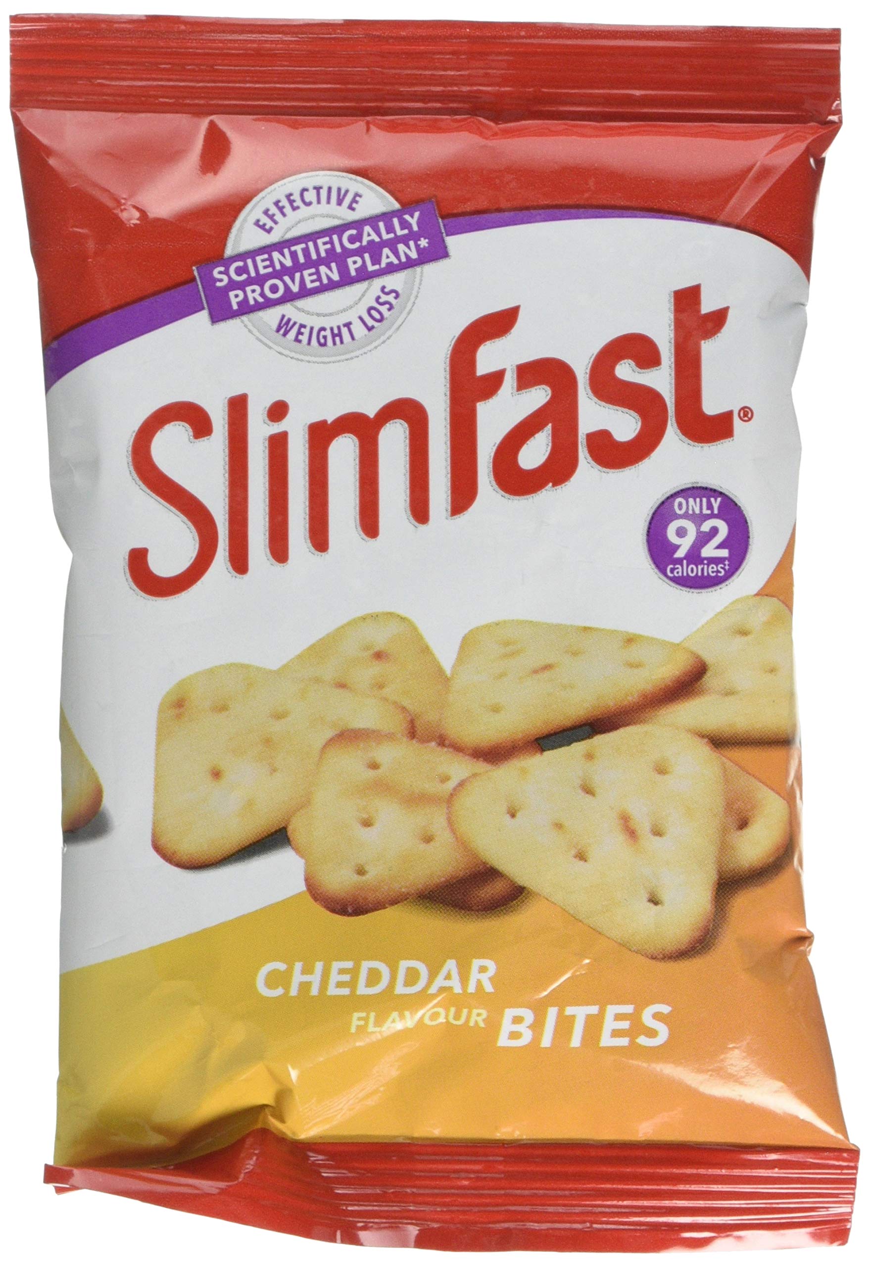Slim Fast Snack Bag Cheddar Bites, 22 Grams