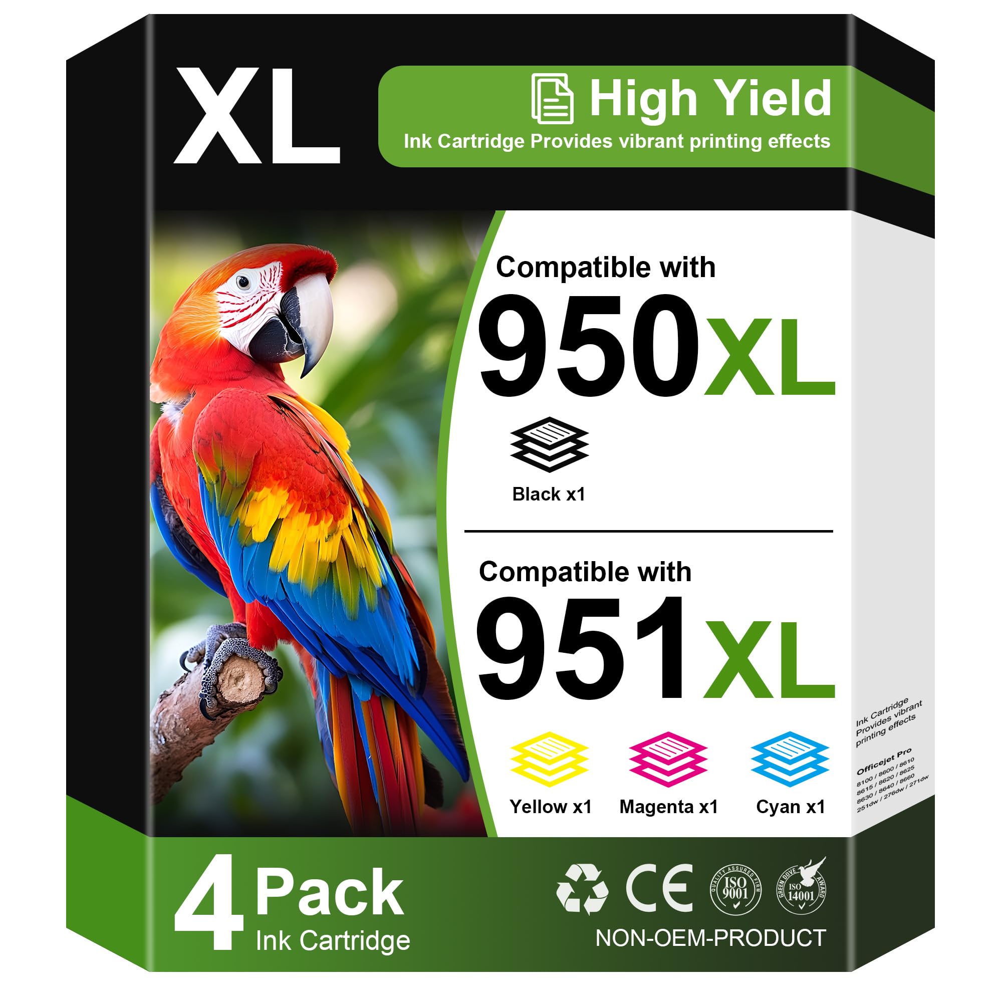 Pack HP 950/951 cartouches 6ZC65AE noire et couleur pour imprimer vos rapports professionnels