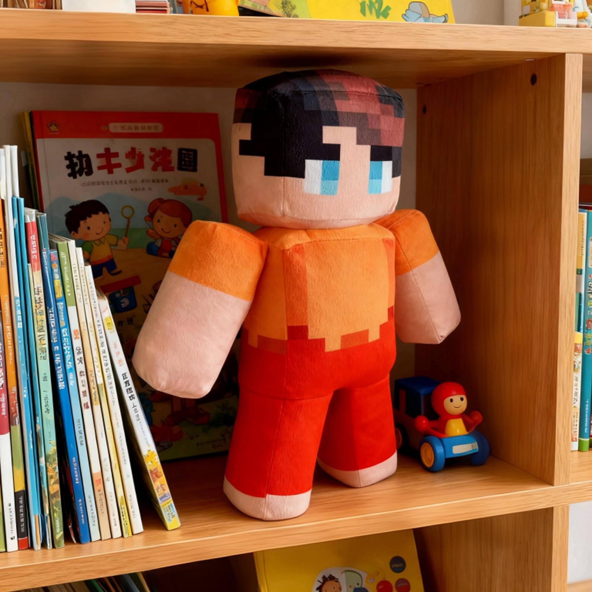 RDCIRP Milo and Chip Plush Toys, Cute Stuffed Plushie Doll for Game Fans Collectible Gifts for Boys Girls Adults(orange) - Image 4