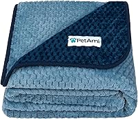 Vista 22 de PetAmi Manta impermeable para perro, manta de cachorro a prueba de fugas para perros pequeños y medianos, protector de sofá y muebles, manta