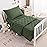 NTBAY Toddler Bedding Set - 4 Piece Soft and Breathable Crib Bedding Set for Boys and Girls, Includes Quilted Comforter, Fitted Sheet, Flat Top Sheet and Envelope Pillowcase, Olive Green