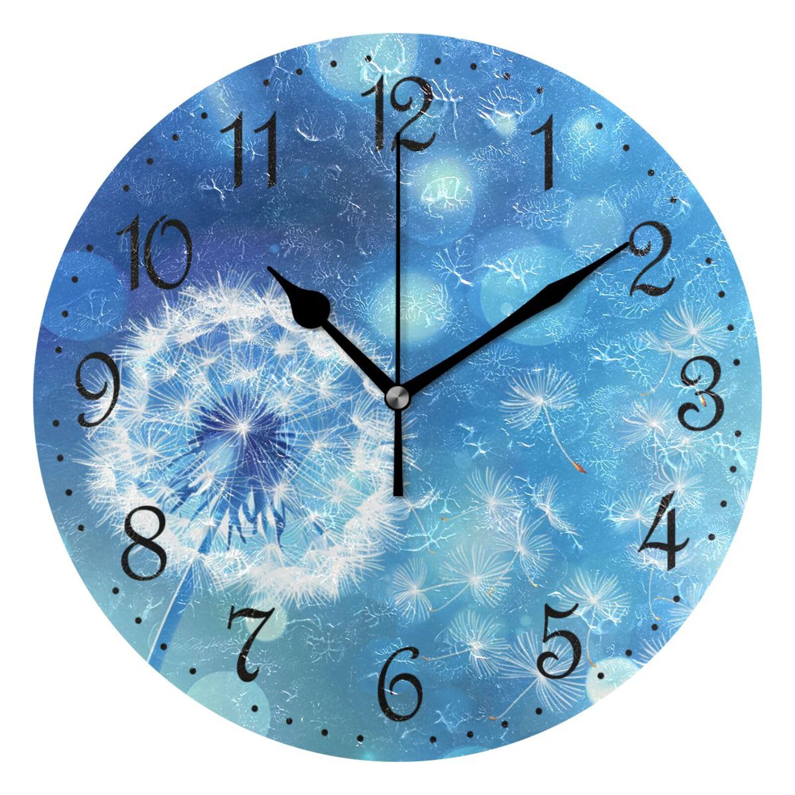 Horloge murale sans bruit de 25 cm contre les insomnies et nuisances sonores