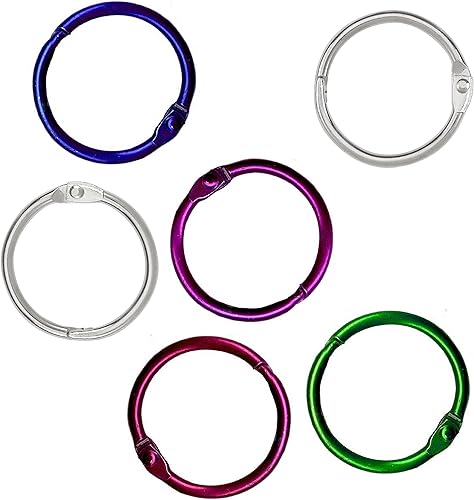 Miniatura 3 de Colonial Cards 150 tarjetas de índice de cartulina de color, de 3 x 5 pulgadas, sin rayas, con esquina, 1 agujero perforado y 4 anillos de carpeta,