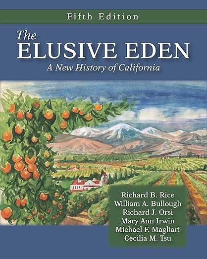E-book - The Elusive Eden: A New History of California 5th Edition, Kindle Edition (PDF Instant Download)