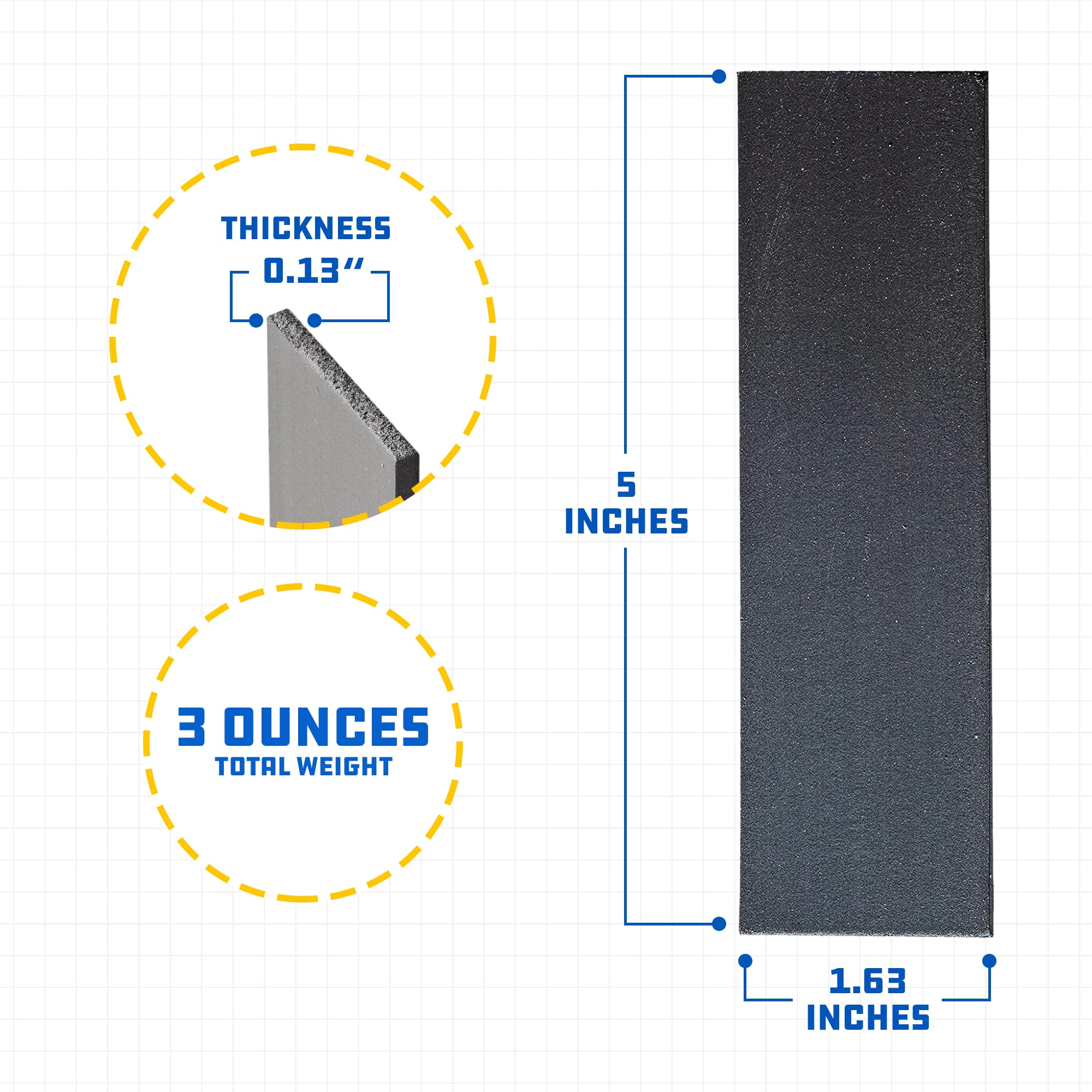 Pinewood Derby Flexible Composite Weight