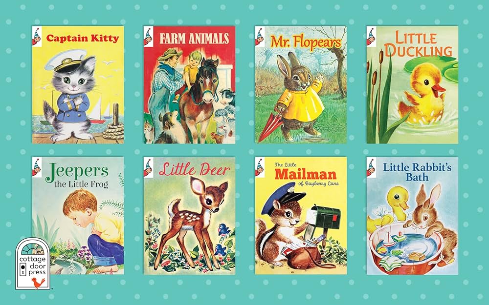 チェコ　ヴィンテージ絵本　ANIMAL FAIRY STORIES Animal Stories: Vintage Storybook Time Well Spent Boxed