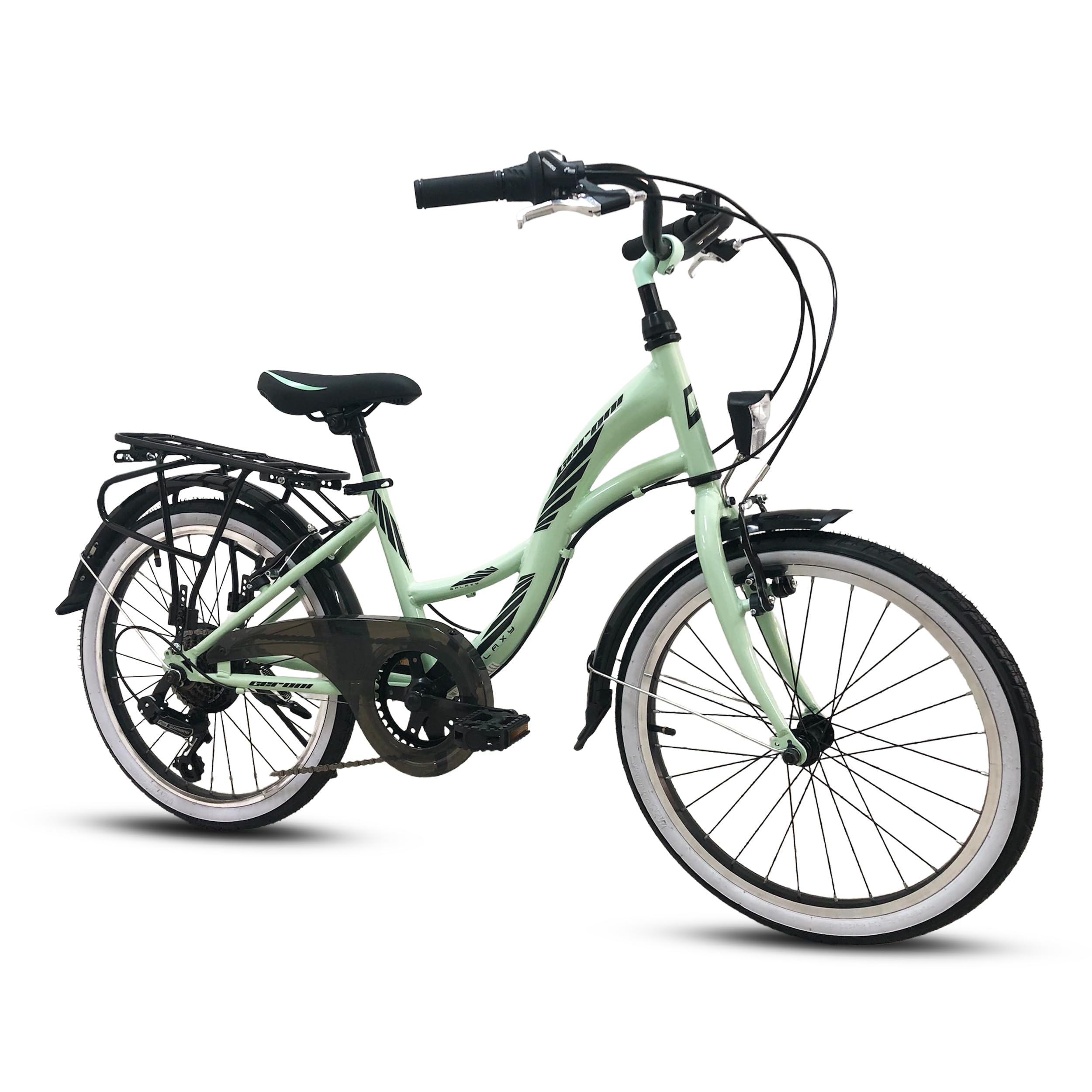 Bicicletta City Bike Bici Galaxy 20'' Pollici Cambio a 7 Velocita' CTB  Citt� Unisex Ragazzo Ragazza (Verde) : Amazon.it: Sport e tempo libero