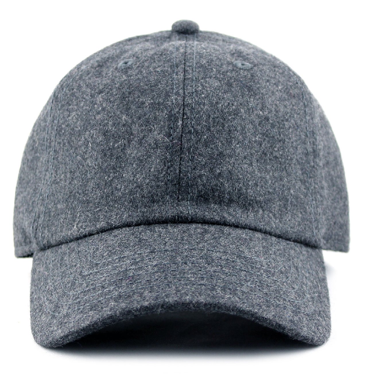 NEWHATTAN Cap, Wool Blend, 5 Variations, One Size Fits Most Free size charcoal gray