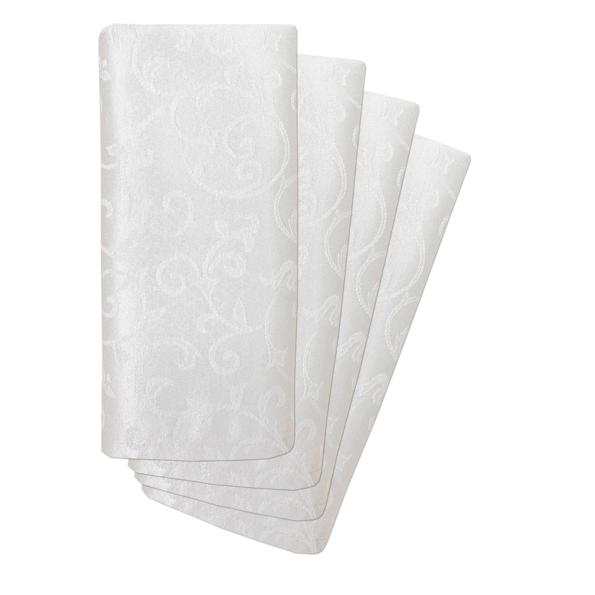 LenoxOpal Innocence Set of 4 Napkins, White