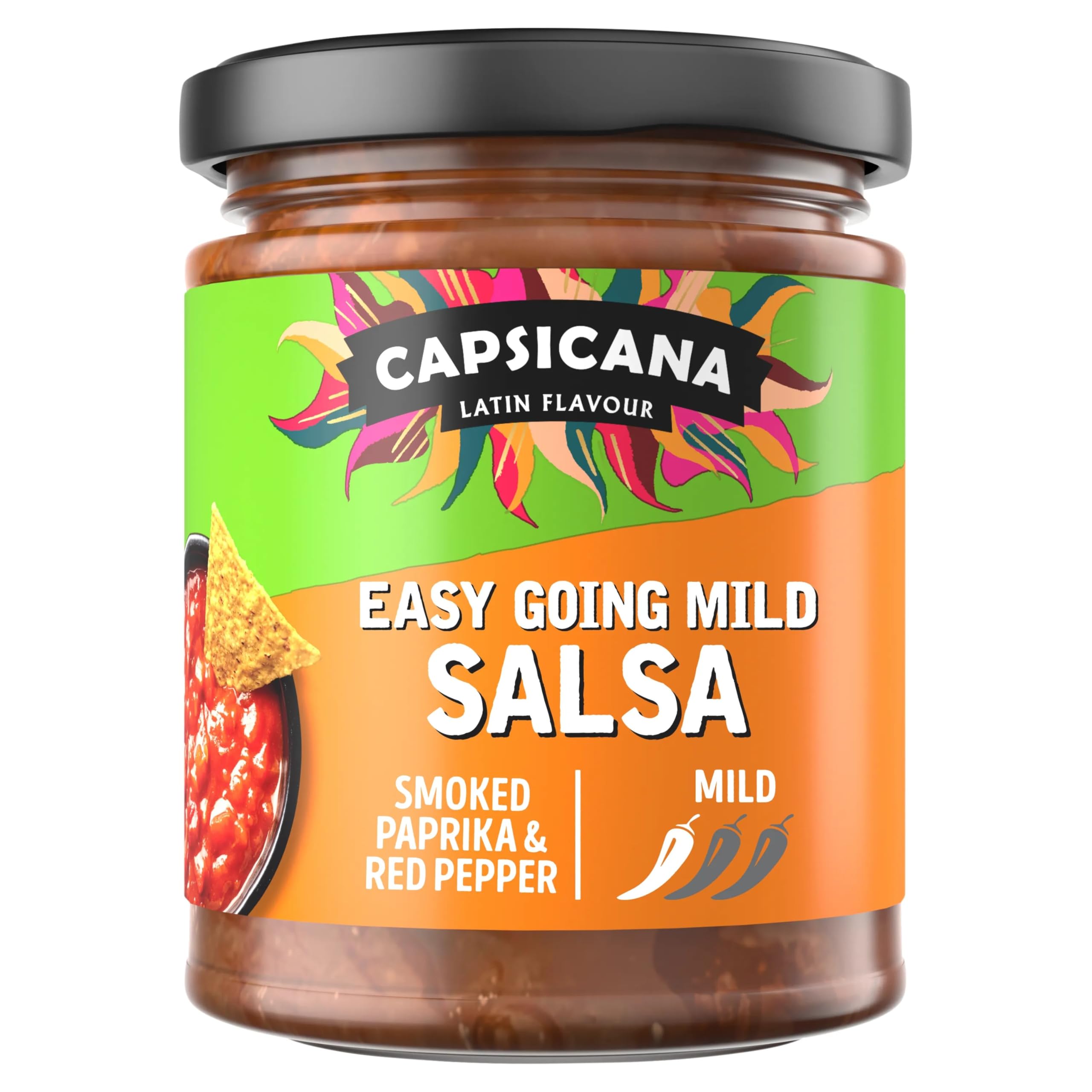 Easy Going Mexican Salsa 285g | Mild Spice | Perfect With Fajitas, Tacos, Burritos, Dips & More