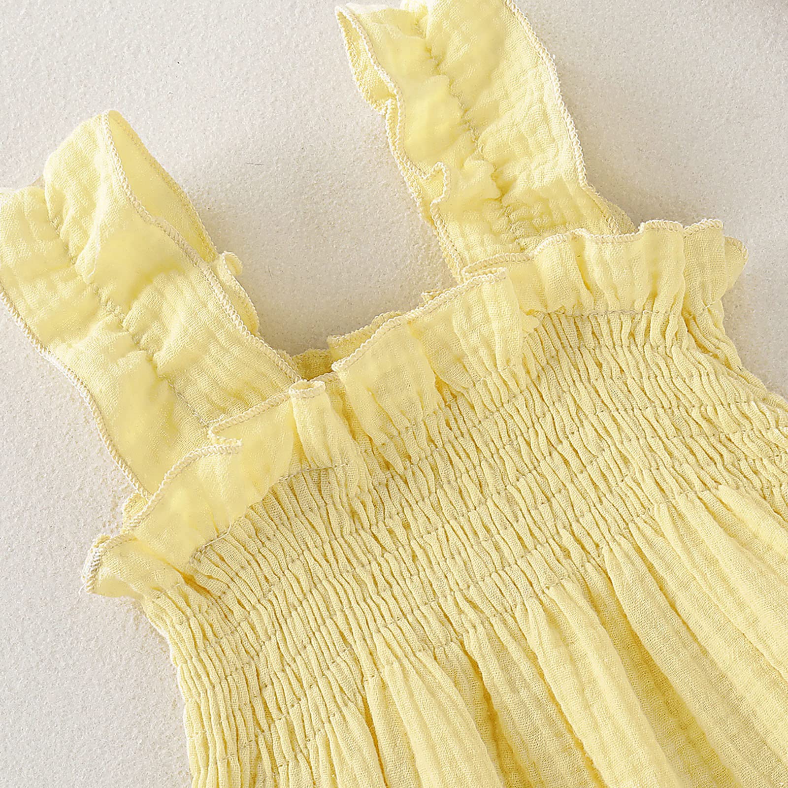 Amazon.com: Toddler Kids Girls Solid Cotton Linen Sleeveless Beach 