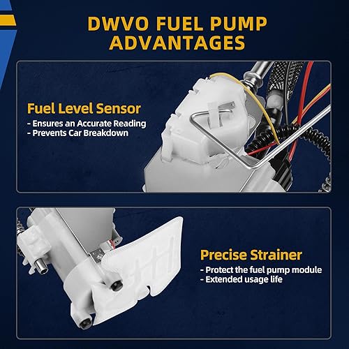 Vista 67 de DWVO Bomba de combustible compatible con Ford F150 F250 F350 E150 E150 E250 E350 Mustang Ranger LTD Thunderbird, Mercury Marquis, Lincoln Continental