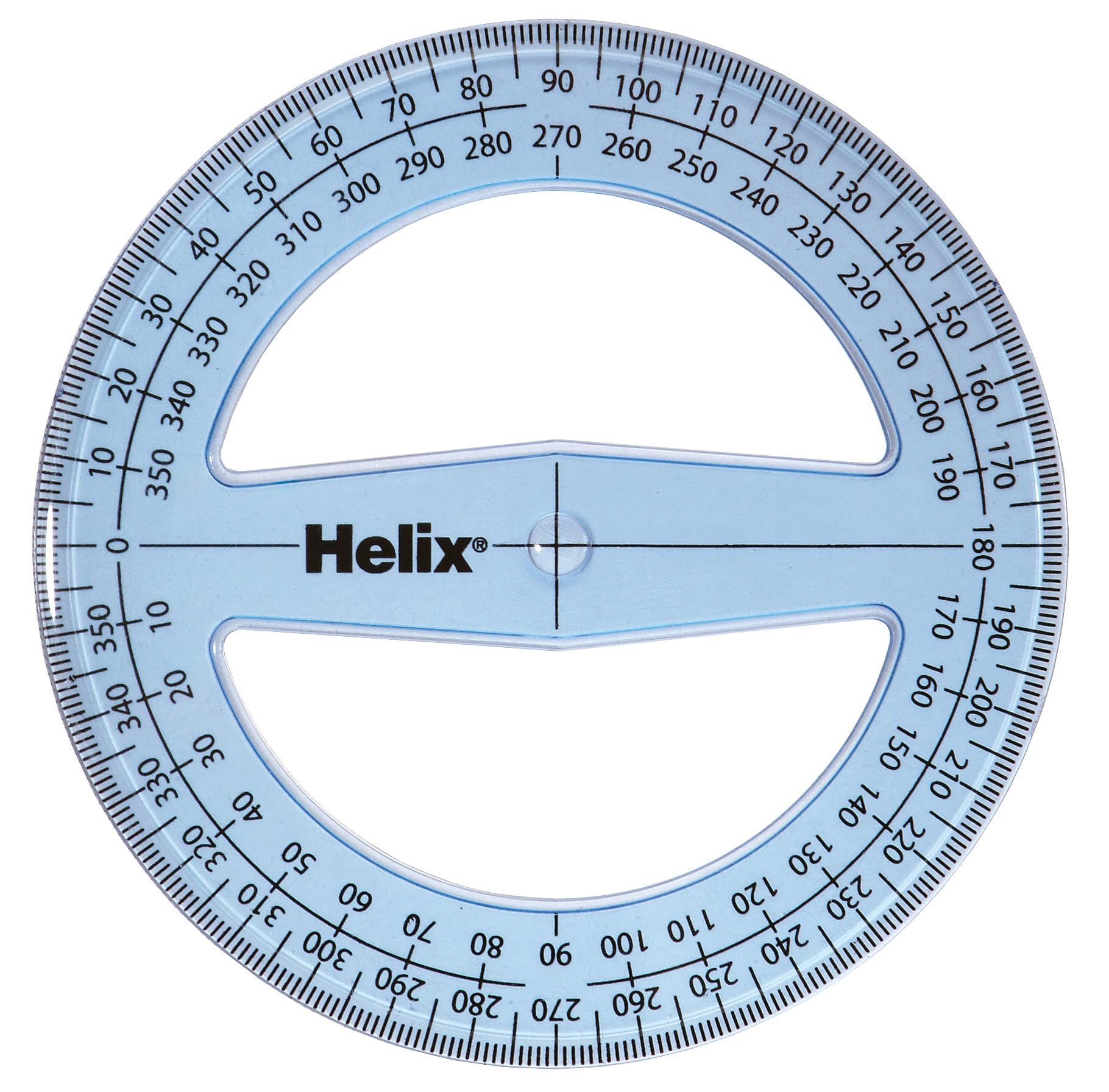 Helix Oxford H03040 - Transportador de ángulo, azul