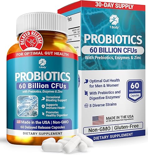 Miniatura 9 de 1 Body Probióticos para mujeres con 50 mil millones de UFC, probióticos vaginales con prebióticos, arándano, D-manosa y vitamina C, píldoras