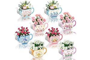 Floral Teapot Flower Boxes