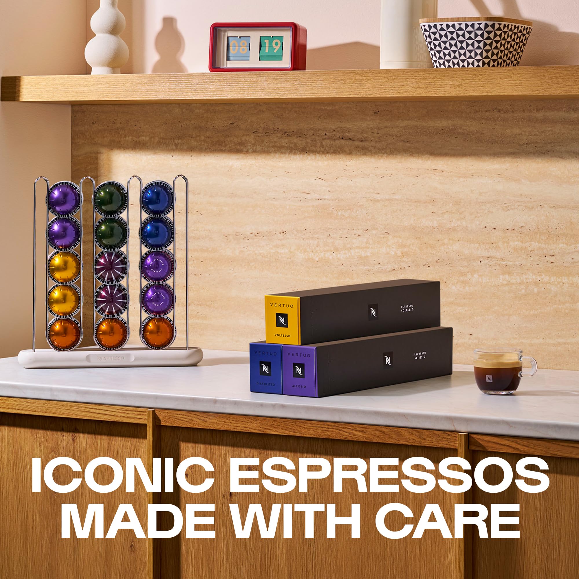 Nespresso, Vertuo, Altissio Diavollito Voltesso, Paquete de 3 cajas con 30 cápsulas