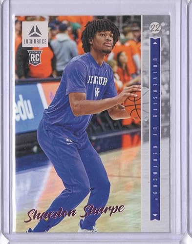 2022-23 Panini Chronicles Draft Picks Luminance Pink #41 Shaedon Sharpe - Rookie Year - Kentucky Wildcats
