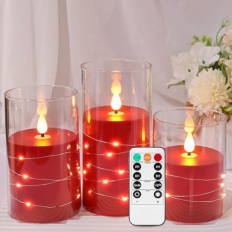 Flameless Candle Set: Clearance Sale, Today's Deal, Prime Home Decor