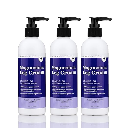 Miracle Plus Magnesium Leg Cream Magnesium Lotion