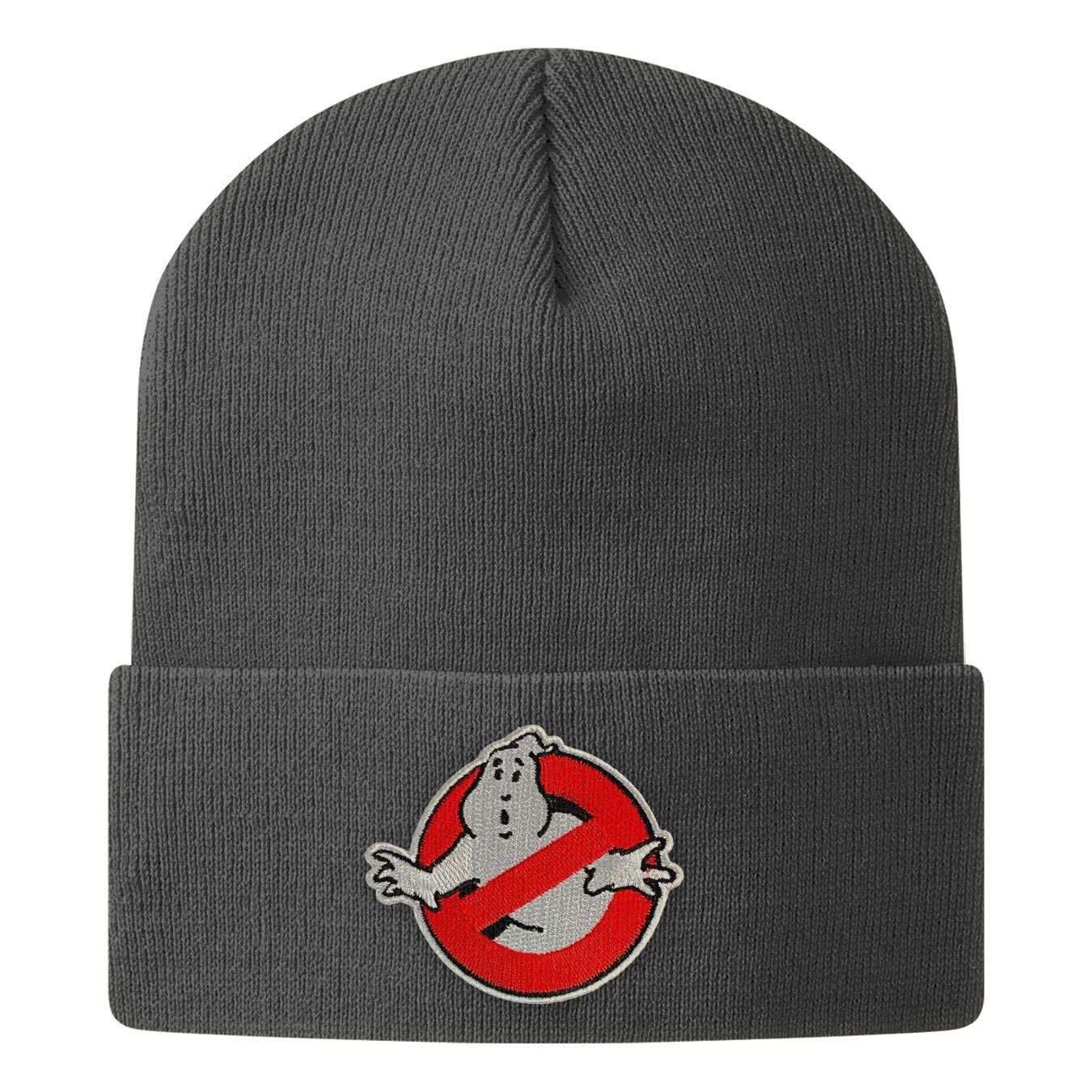 Ghostbusters Officially Licensed Patch Beanie Beanie (Dark Grey), One Size