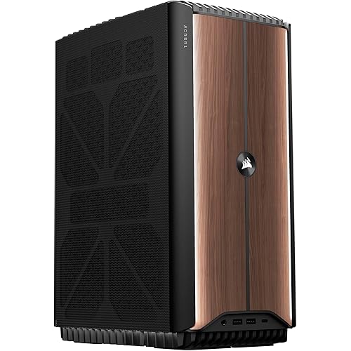 Corsair ONE i500 Gaming PC, 64GB Vengeance DDR5 Memory | Liquid Cooled Intel® Core™ i9 14900K CPU, Liquid Cooled NVIDIA® GeForce RTX™ 4090 GPU, 2TB M.2 SSD, Wood Dark
