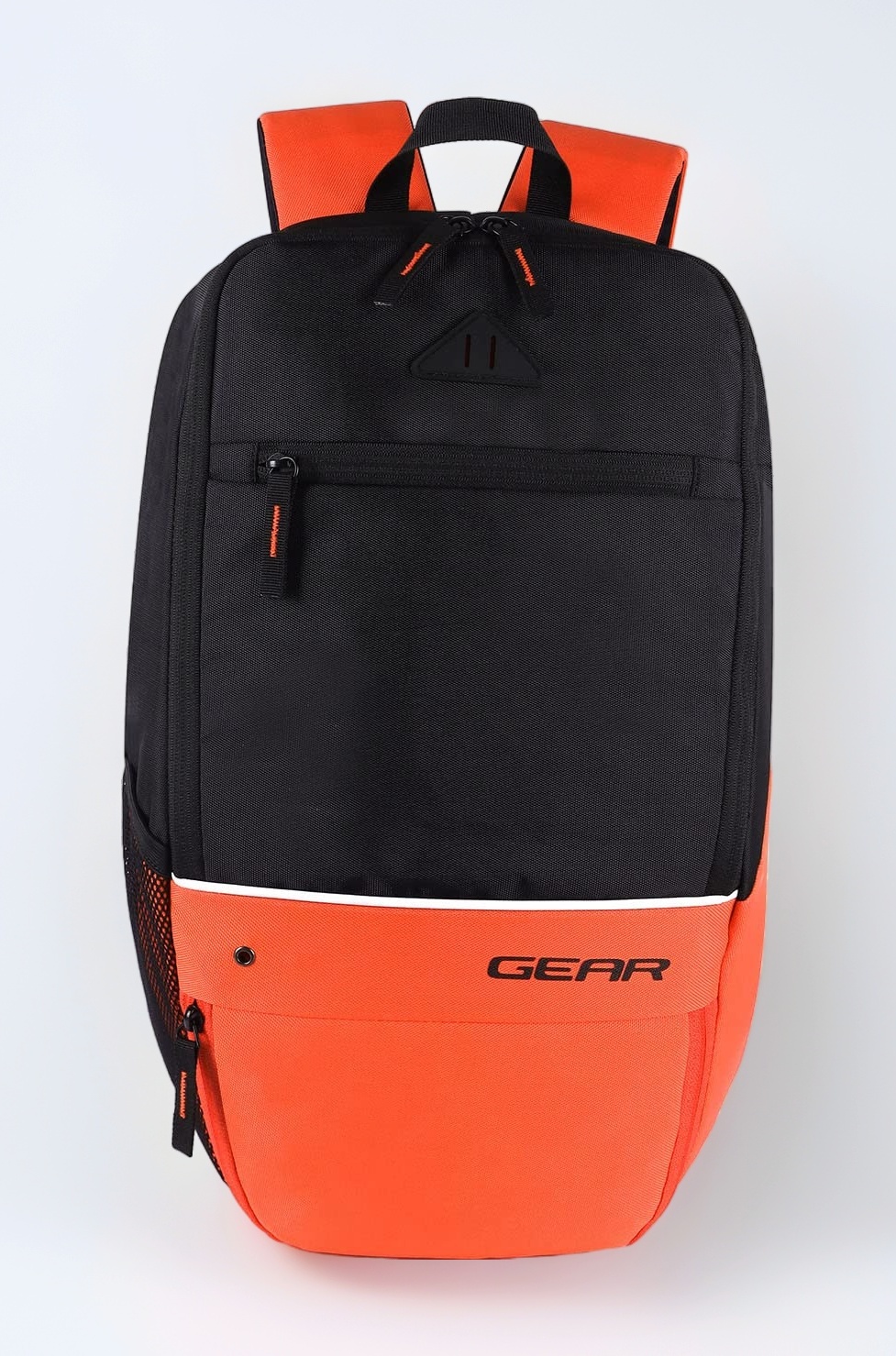 - Superior Xl 16L Samll Water Resistant School Bag/Casual Standard 4 Compartment Backpack/College Bag/Sports Bag With Shoe Compartment For Men/Women (Black-Orange)