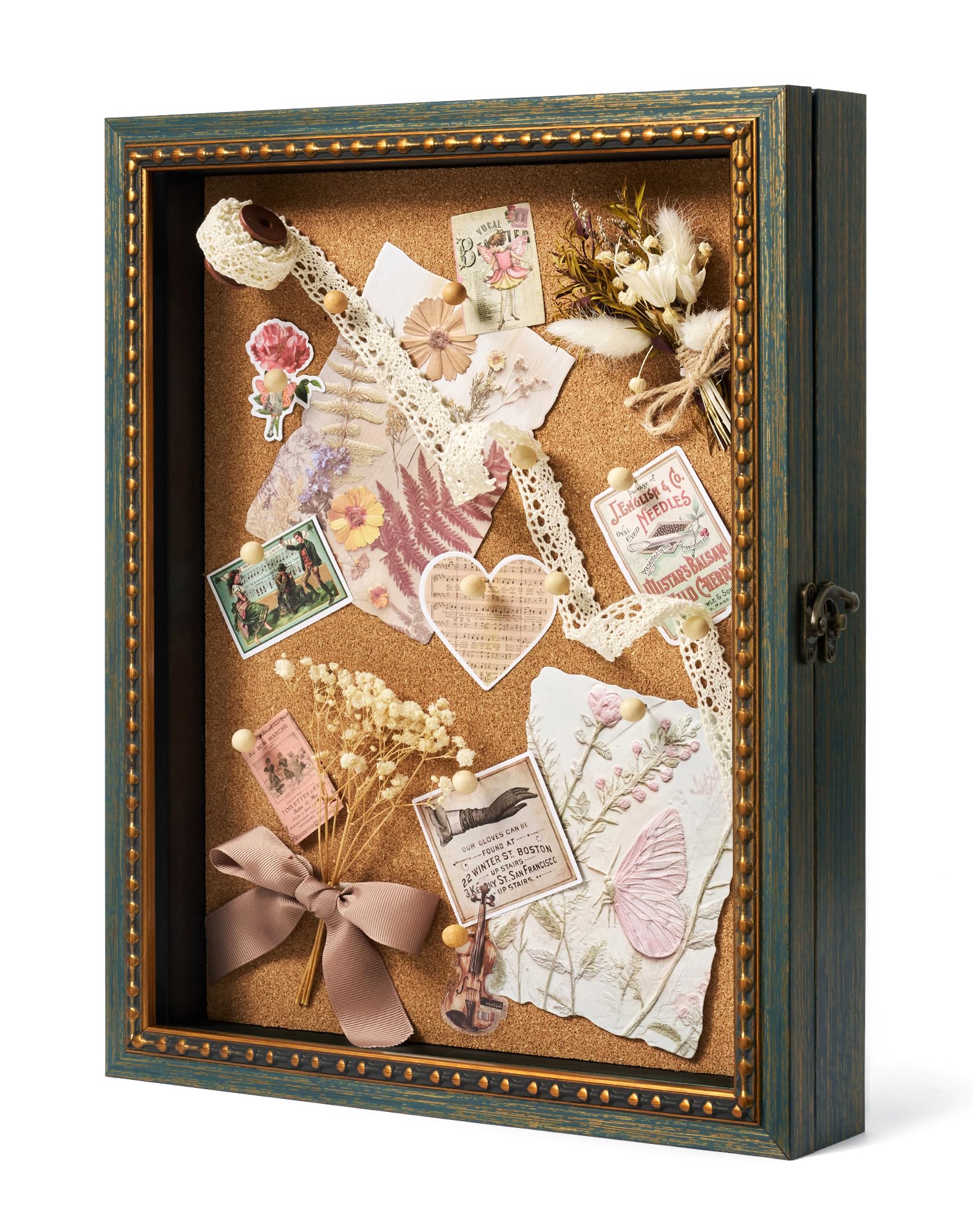FOLKOR 12x16 Antique Shadow Box Display Case