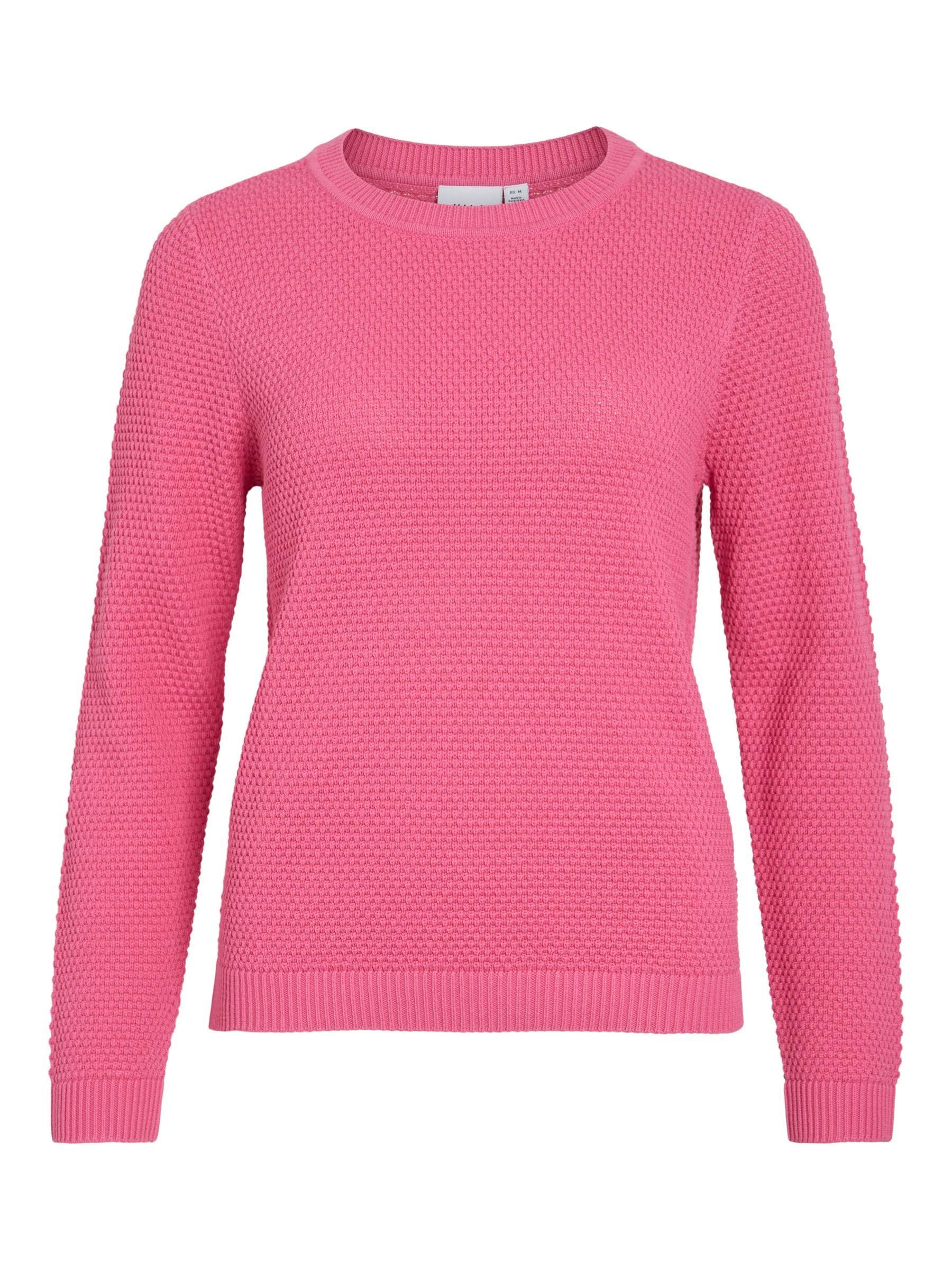 Vidalo O-Neck L/S Knit Top Noos, Sangria Sunset, L