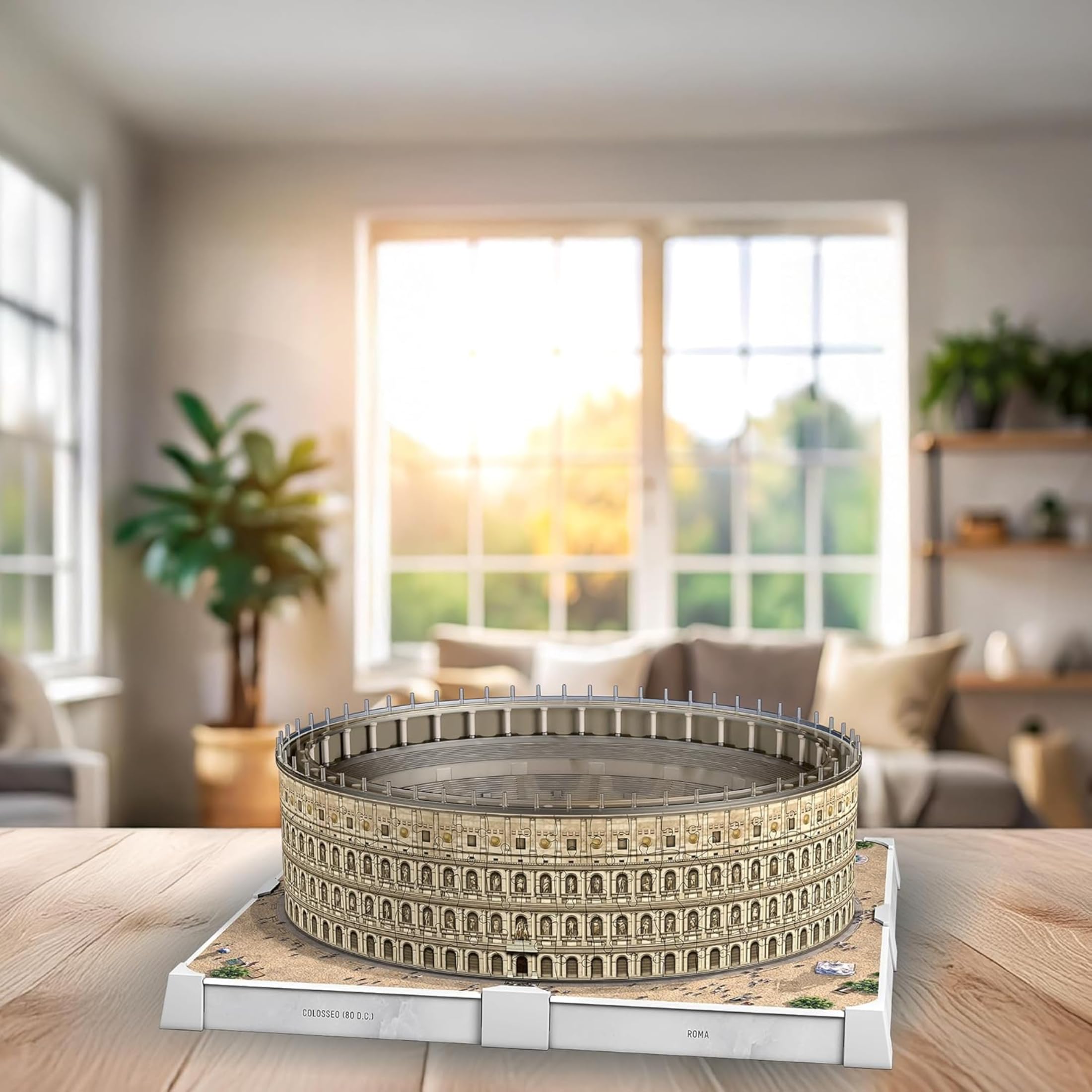 Ravensburger - Puzzle 3d Iconics Colosseo LED | Puzzle 3d Per Adulti E Bambini 8 Anni | Modellismo Da Costruire Adulti Di 216 Pezzi | Regalo Bambino 8 Anni E Più | Idee Regalo