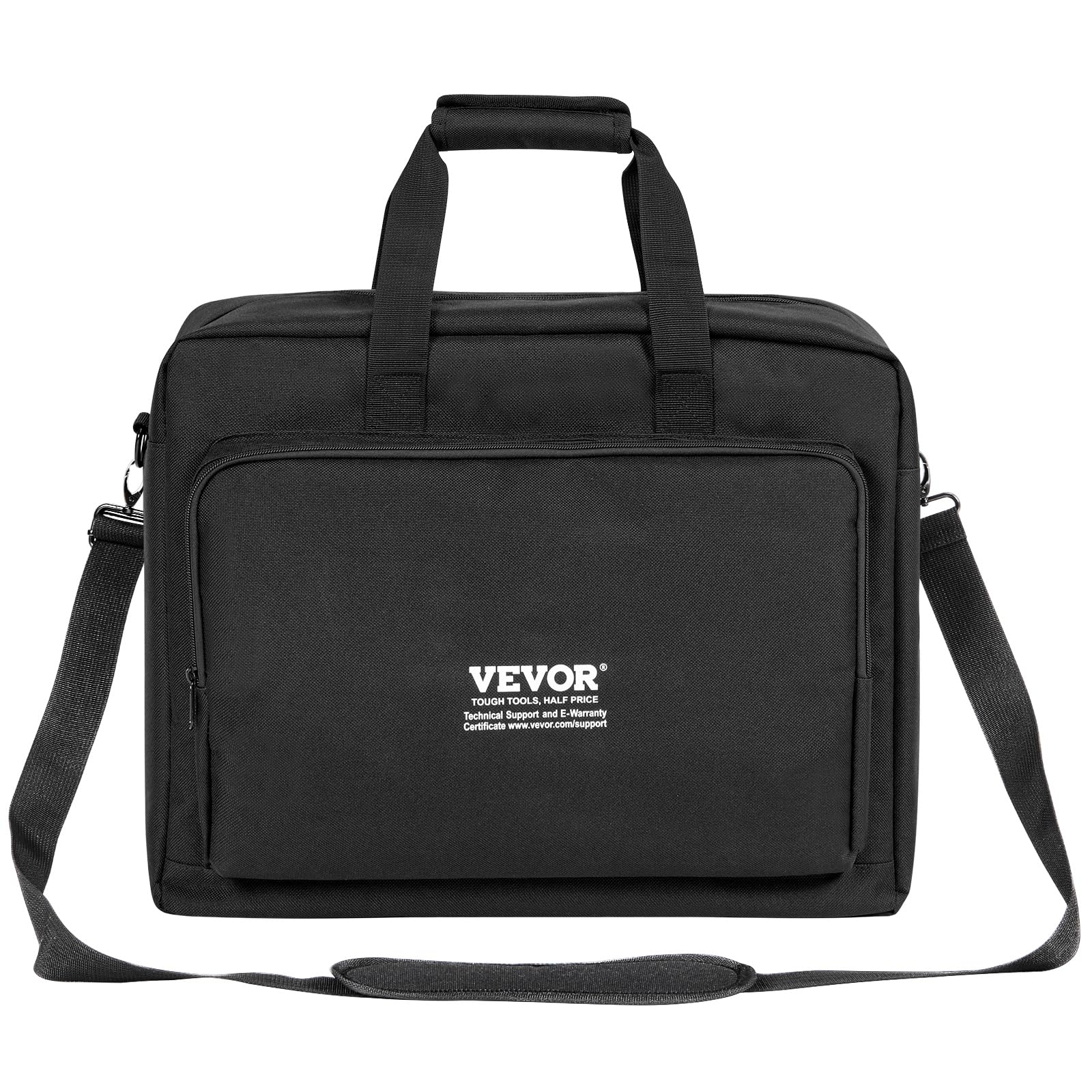 VEVOR Borsa per Mixer DJ, Tessuto Oxford 1200D, Borsa per Attrezzatura DJ con Tasca Portaoggetti Tracolla Rimovibile 1,5 m, Borsa per Organizzazione per DJ 19,29 x 8,66 x 15,34 pollici