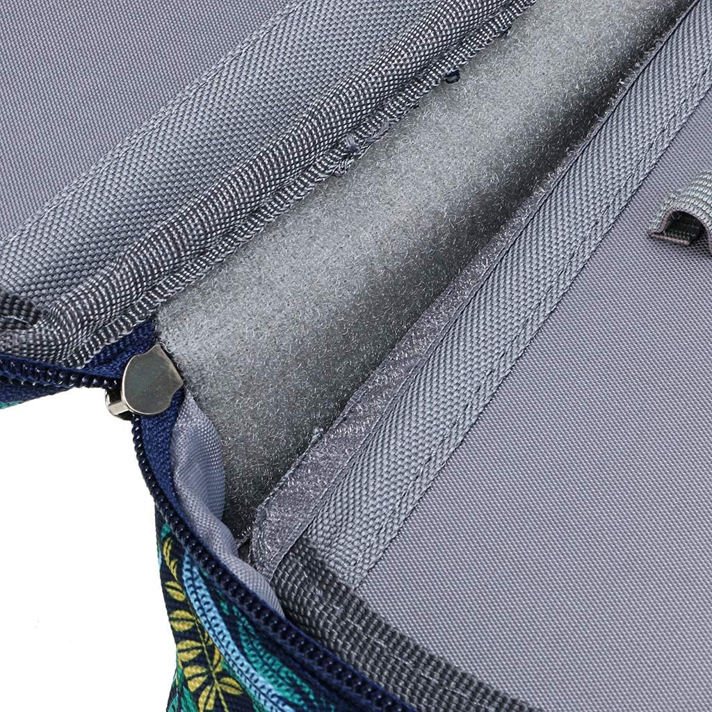 BTSKY Zipper Pens Pencil Case- Multi-functional Stationery Pencil Pouch Stretchy 72 Slots Colored Pencil Case Portable Pencil Bags with 2 Removable Sleeves Jungle