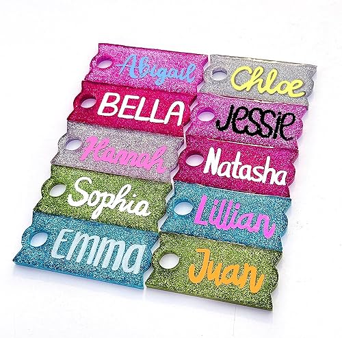 Miniatura 6 de RESINWORLD Molde de silicona para placa de nombre de 10 cavidades, 20 onzas, 30 onzas y 40 onzas, molde para decoración de taza para fundición de