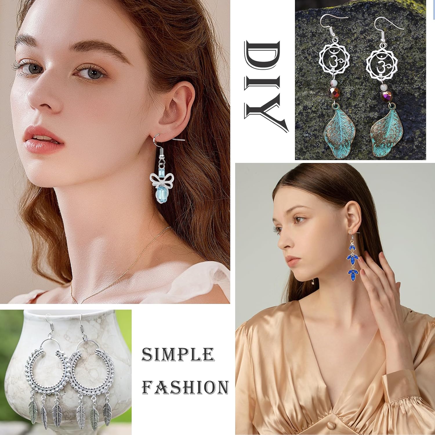 100 PCS/50 Pairs 925 Sterling Silver Earring Hooks Fish Hook Ear Wires French Wire Hooks Hypo-allergenic Jewelry Findings Earring Parts DIY Making with 100 PCS Clear Rubber Earring Safety Backs - Image 5