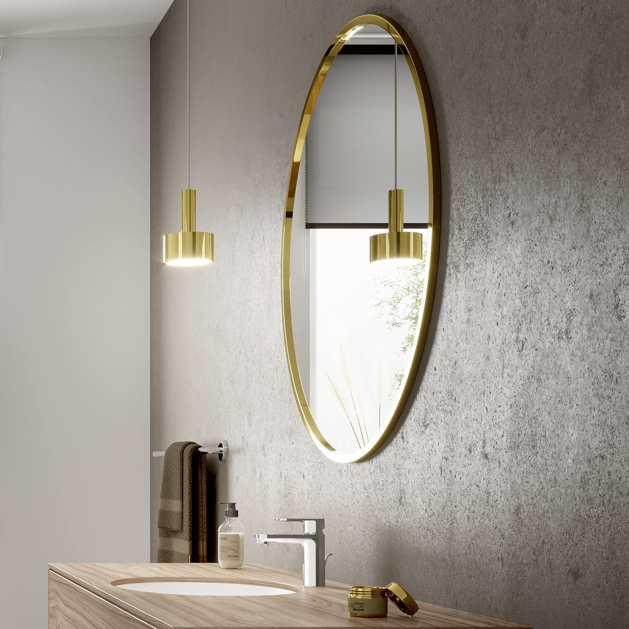 hansgrohe Waschtischarmatur Vernis Blend, Wasserhahn Bad mit Auslauf Höhe 100 mm, mit Zugstange, Badarmatur wassersparend, Chrom