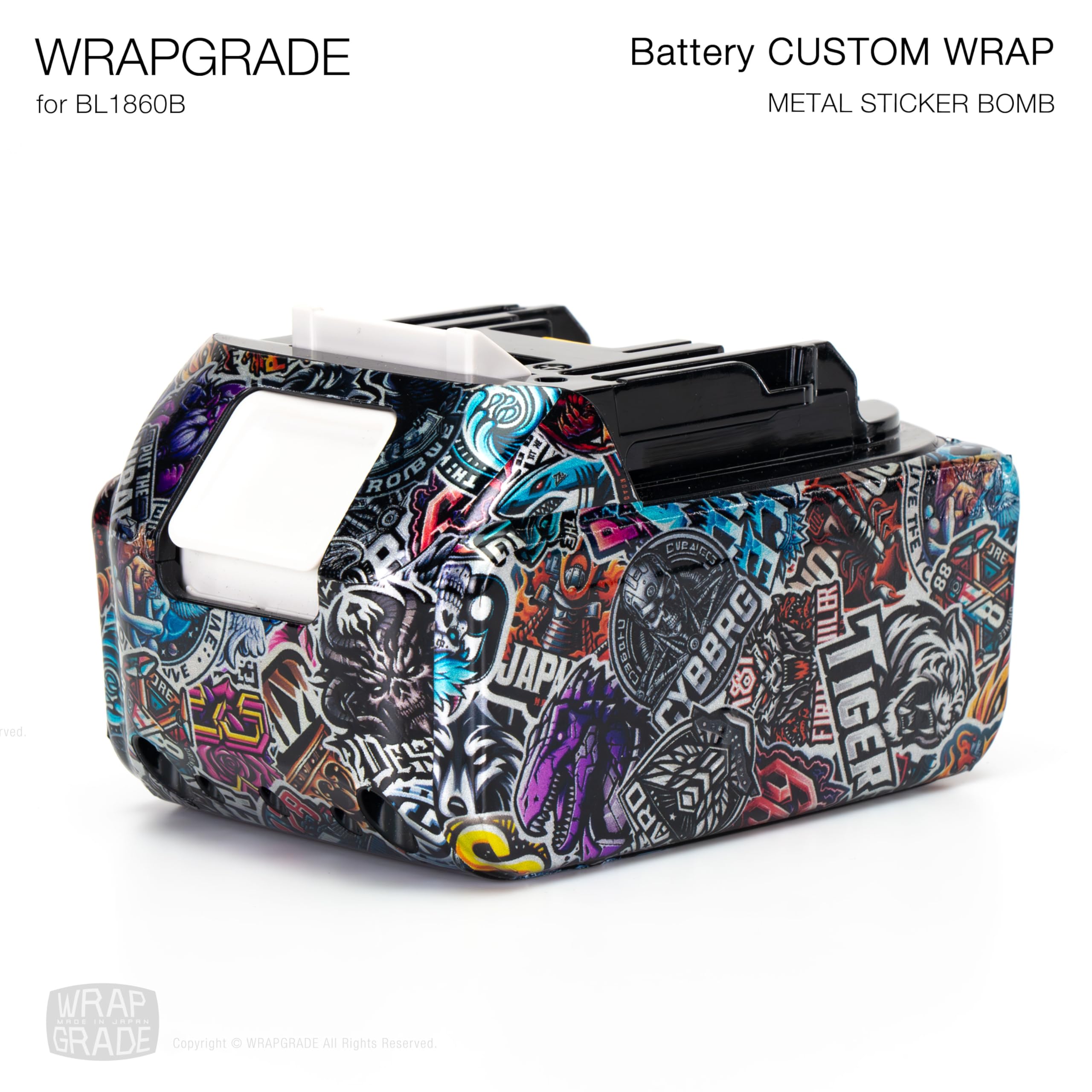 Amazon.co.jp: WRAPGRADE（ラップグレード）マキタ 18v バッテリー用 