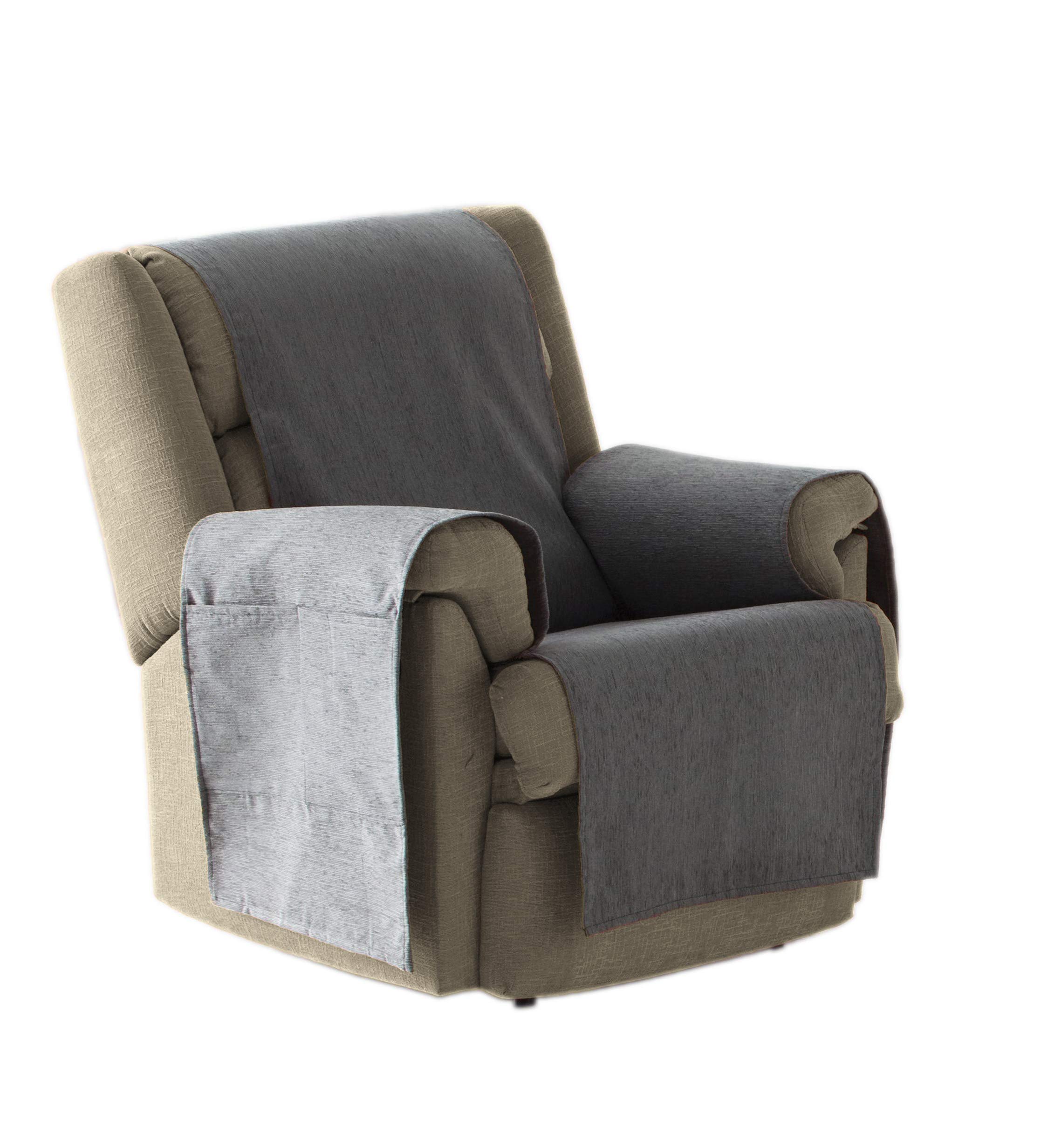 EysaZoco Non Elastic Sofa Cover, Grey