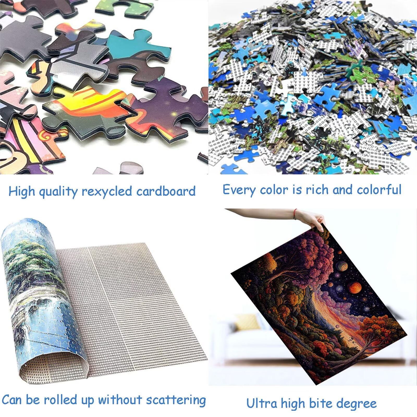 Puzzle 3000 elementów leśnych puzzle dla dorosłych krajobraz 122 x 81 cm Unikalne rzemiosło klasyczne 3D drewniana układanka do rodzinnych gier biznesowych, układanka zrób to sam do dekoracji ścian