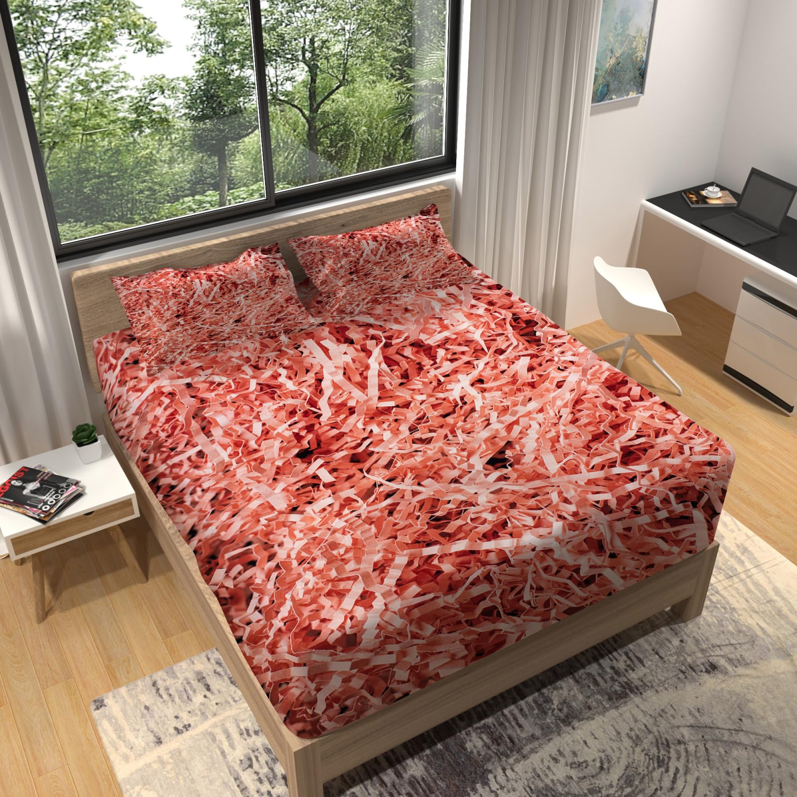 Spannbetttuch 100x200 Rot Spannbettlaken 100x200cm Bettlaken Mikrofaser Atmungsaktiv Bed Linen Knitterfrei Matratzenbezug Waschbar Bed Sheets 30cm Extra Tiefe Spannbetttücher