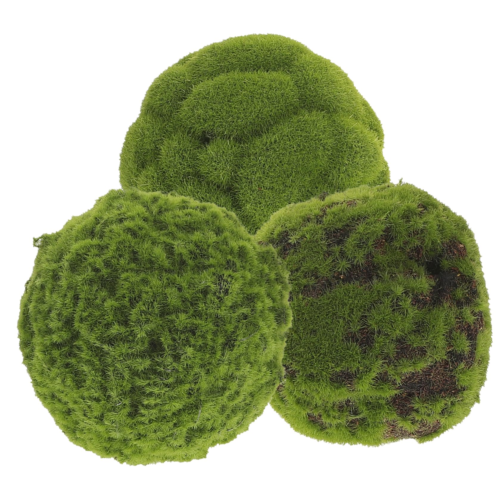 Alipis 9 Pz Palla Di Muschio Simulata Palline Decorative Di Muschio Alberi Topiari Finti Palla Topiaria Vegetale Artificiale Palline Di Muschio Naturale Pianta Da Green Schiuma