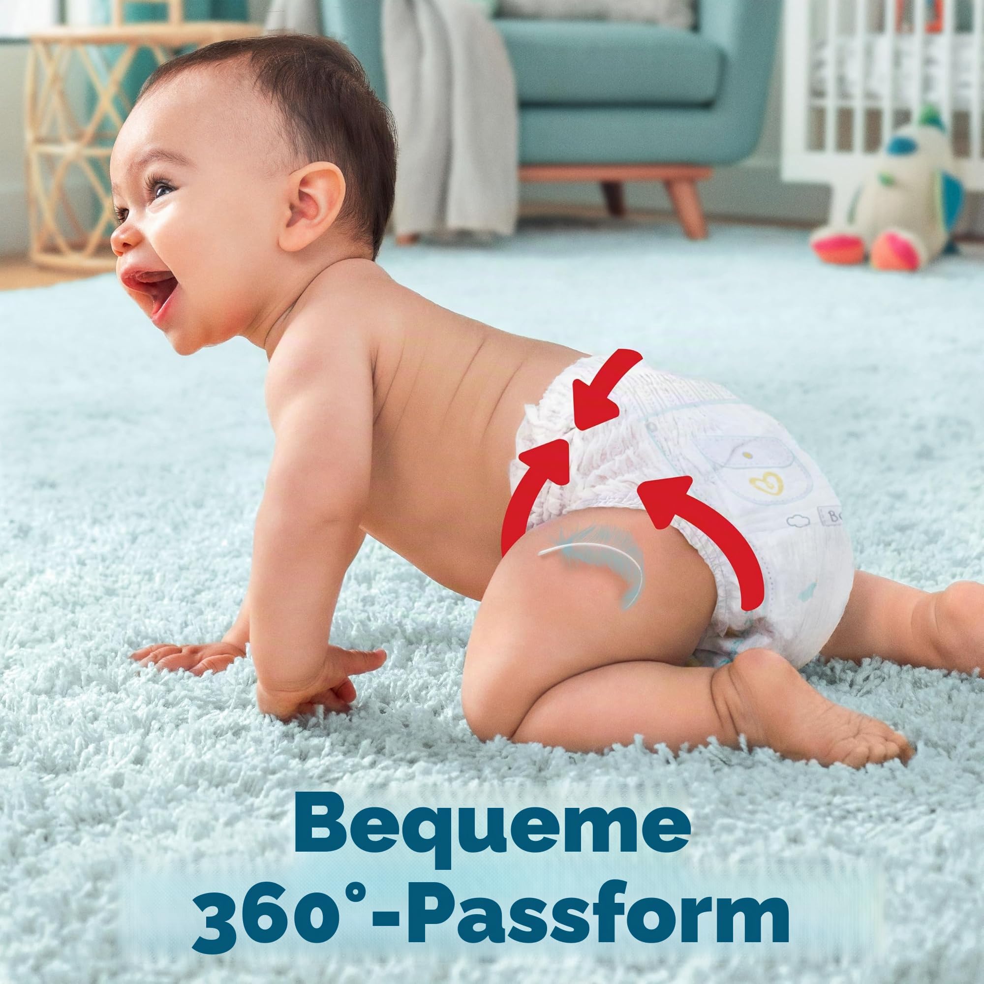 Pampers Premium Care Windeln, Größe 7, 80 Windeln, 15kg+