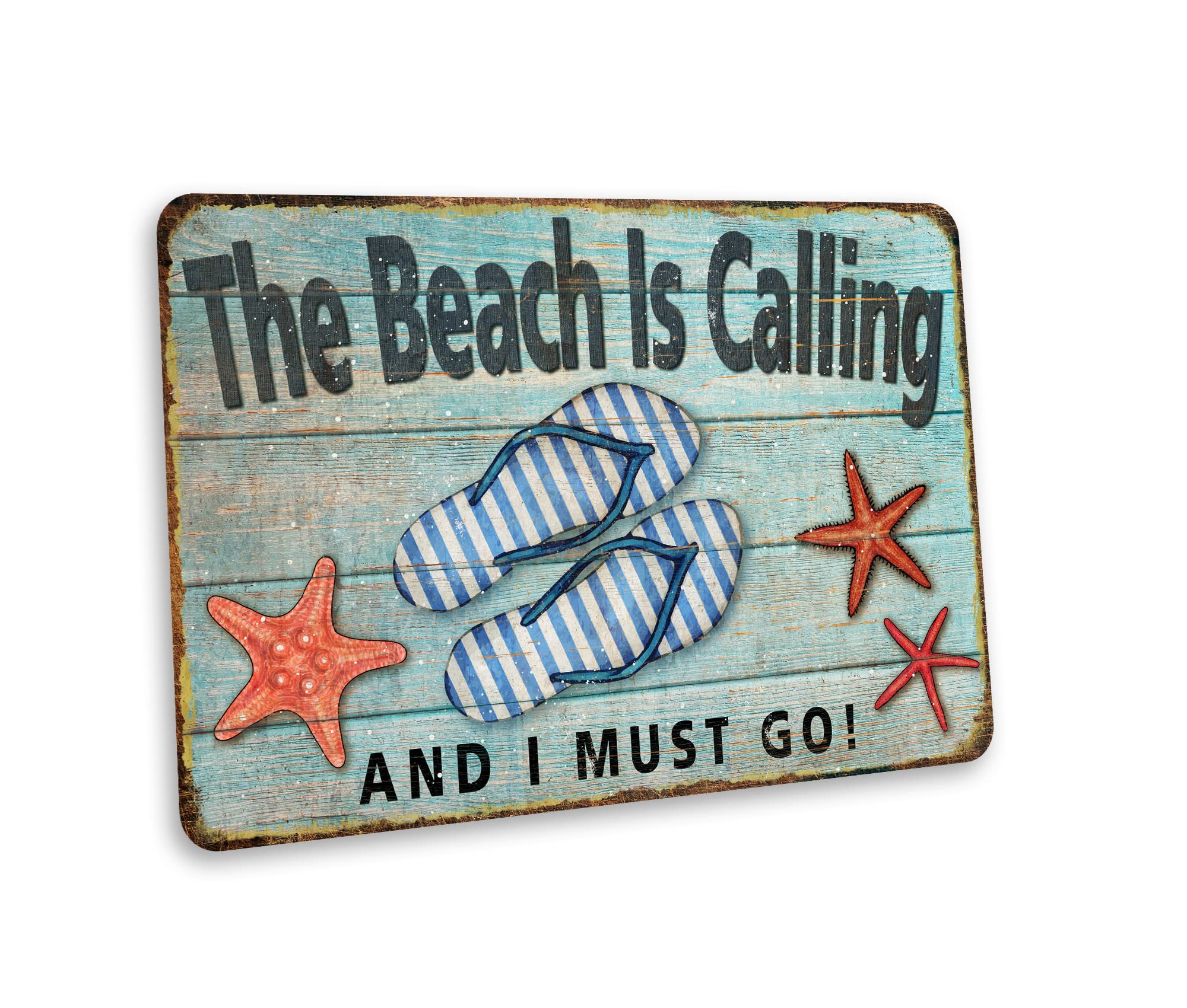 The Beach Is Calling Sign Beach Decor Ocean Decorations Nautical Signs Seashell Home Wall Gifts 8x12 208122001043
