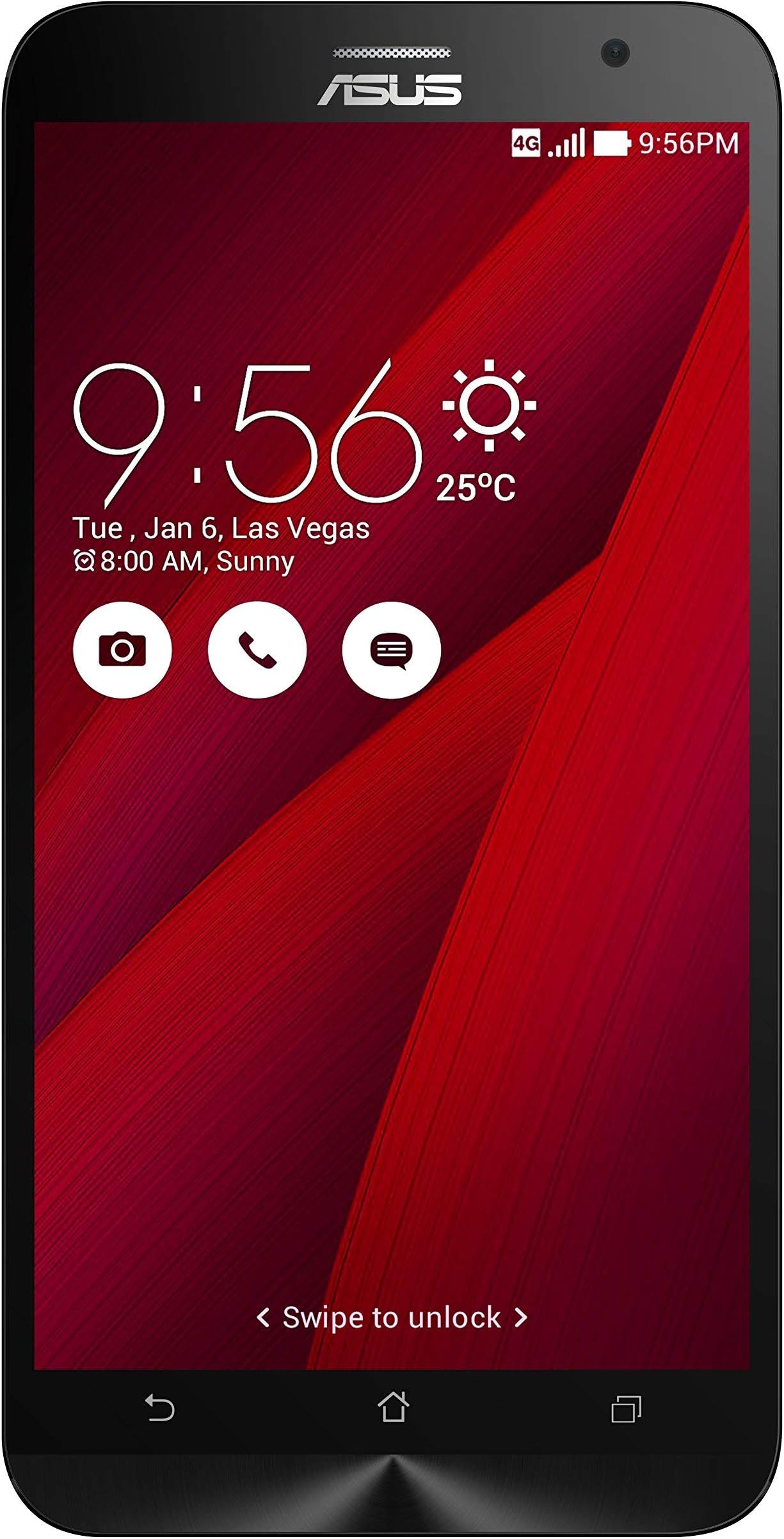 ASUS ZenFone 2 Unlocked Cellphone, 64GB, Red (U.S. Warranty)