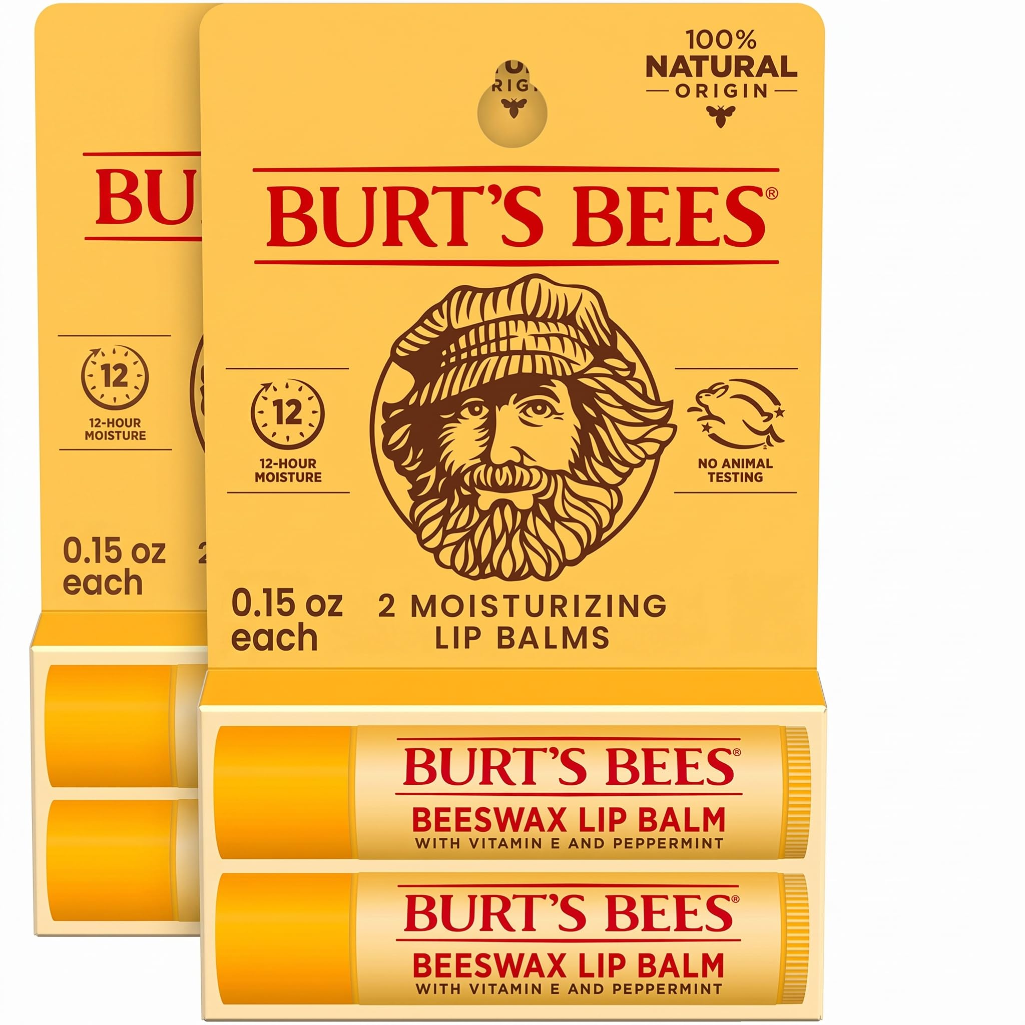 Burt's Bees Medicated Lip Balm - Cold Sore Relief -12