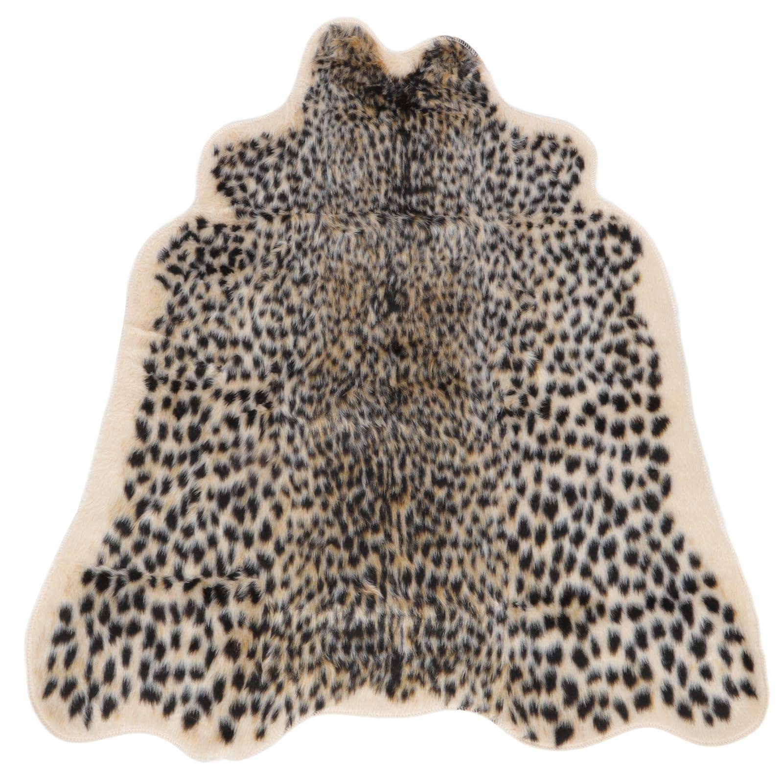 Amosfun - Tappeto Leopardato con Stampa Leopardata Artificiale, Tappeto Leopardato per casa, Ufficio, Soggiorno, Sala da Pranzo, Regalo