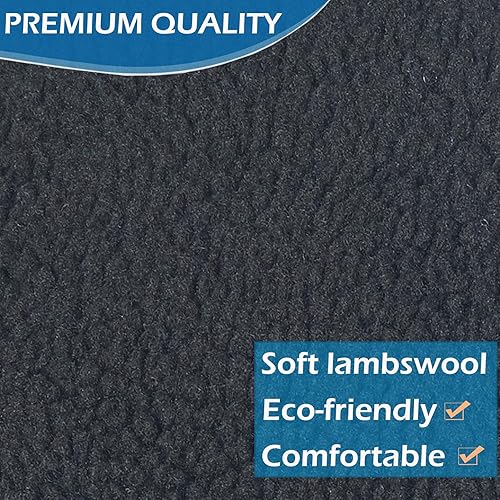 Miniatura 4 de Big Hippo Almohada de apoyo lumbar, almohada de respaldo de felpa suave, espuma viscoelástica, soporte de espalda para automóvil, cojín de apoyo de