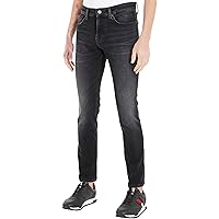Tommy Jeans Uomo Jeans Scanton Slim Fit Elasticizzati, Nero (Denim Black)